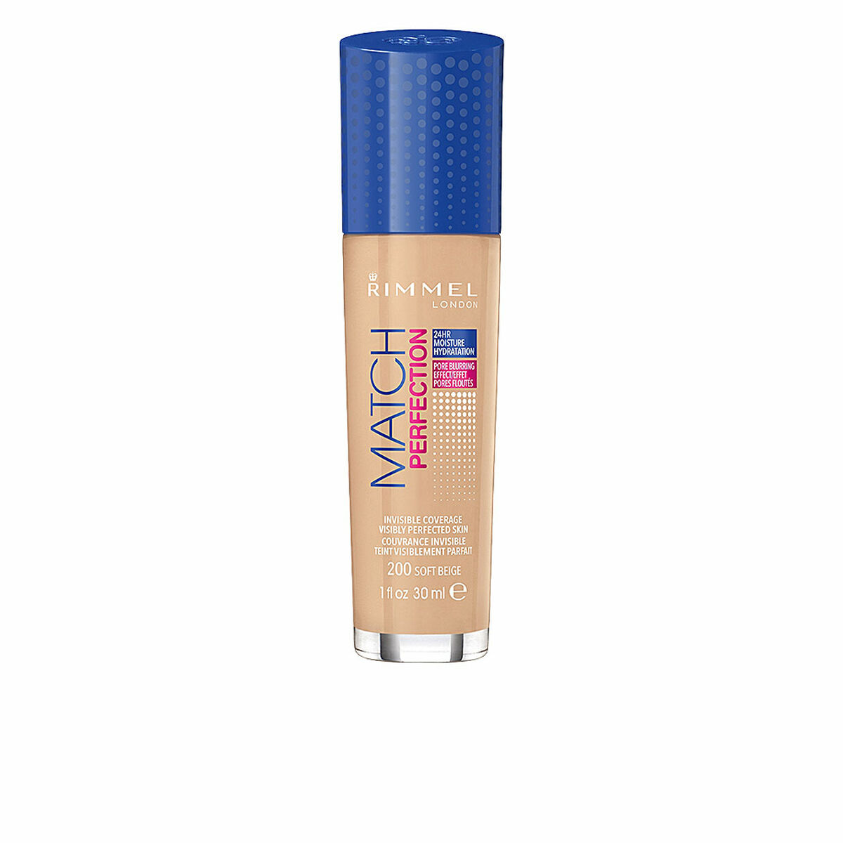 Flydende makeup foundation Match Perfection Rimmel London (30 ml)